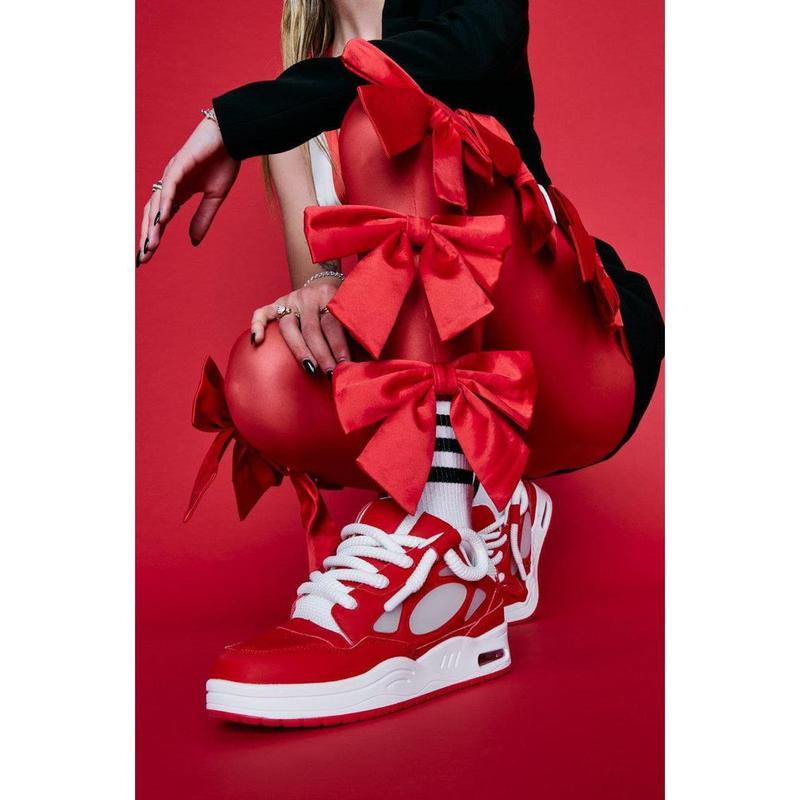 AZALEA WANG CHANTOL RED SNEAKER