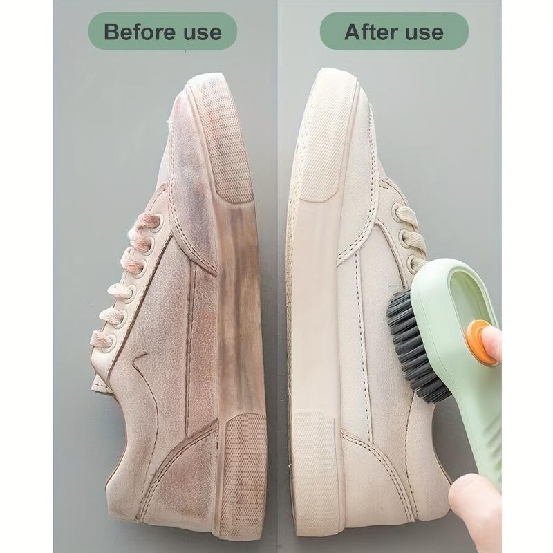 Multifunctional Cleaning Shoe Brush, Automatic Liquid Shoe Brush, Long Handle Clothes Brush