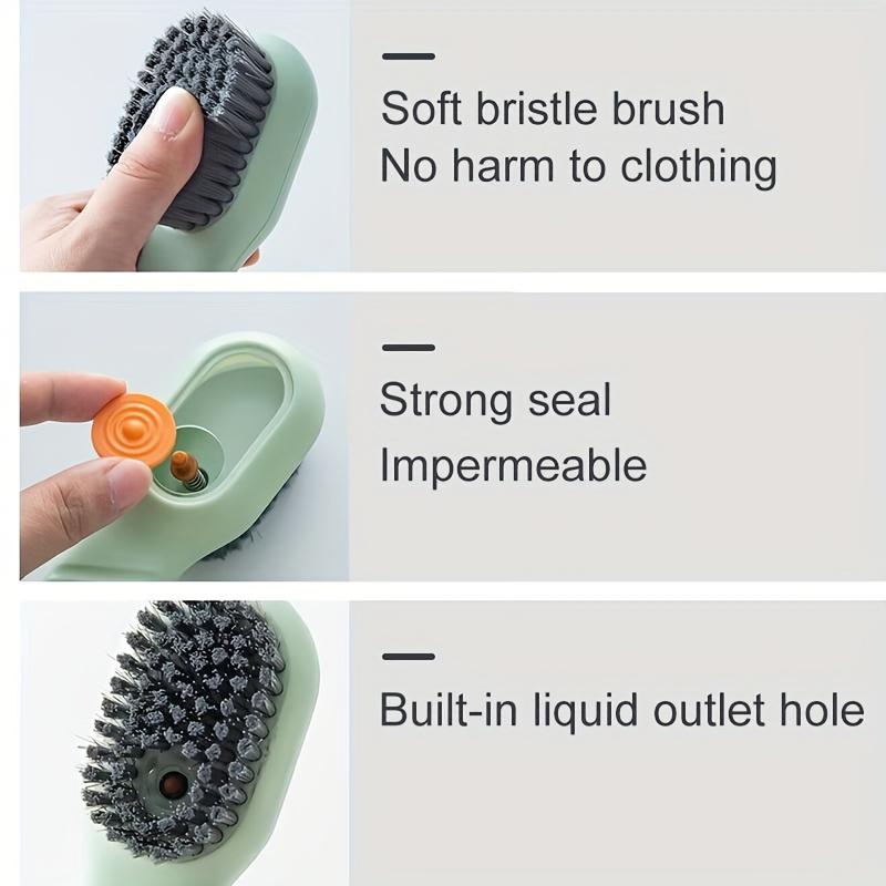 Multifunctional Cleaning Shoe Brush, Automatic Liquid Shoe Brush, Long Handle Clothes Brush