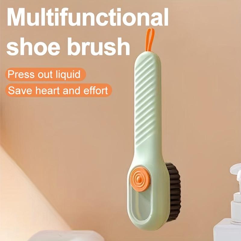 Multifunctional Cleaning Shoe Brush, Automatic Liquid Shoe Brush, Long Handle Clothes Brush