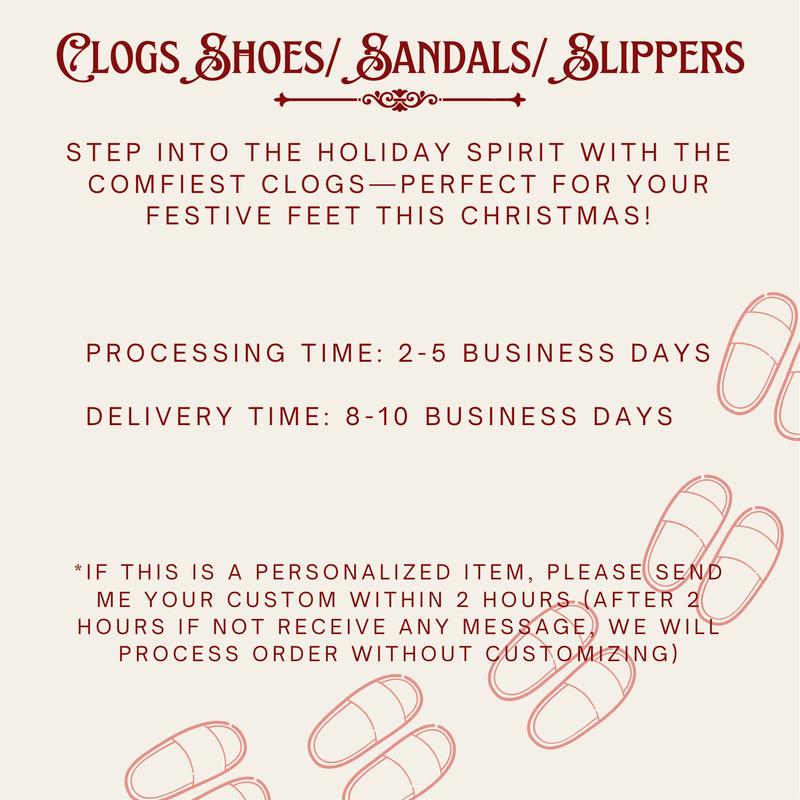 [C166] Christmas Vibe Pepper Clogs Shoes Holiday Season, Unisex Drink Lover Slippers for Men and Women