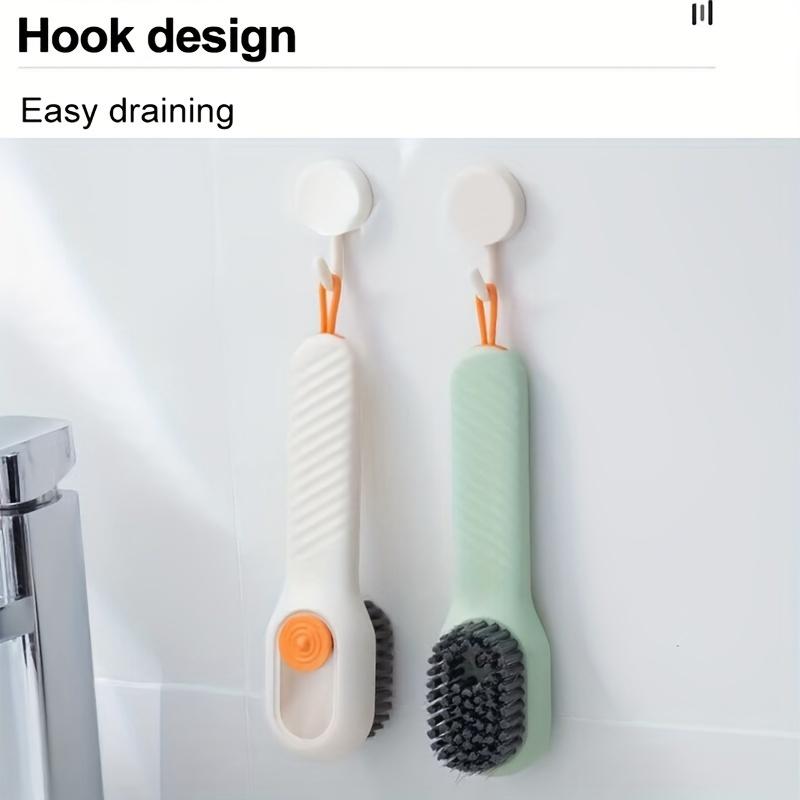 Multifunctional Cleaning Shoe Brush, Automatic Liquid Shoe Brush, Long Handle Clothes Brush