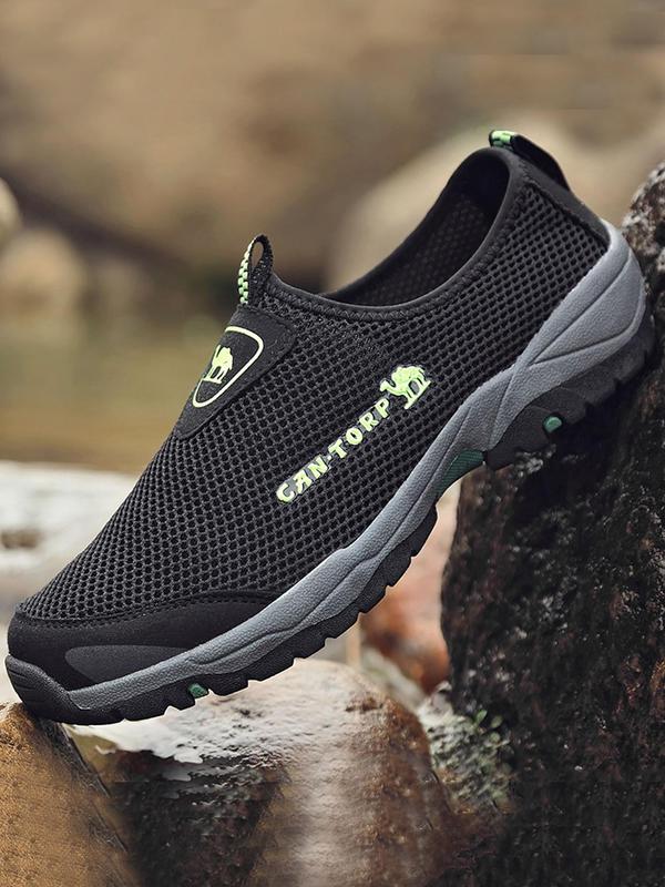 Men's Mesh Breathable Lightweight Walking Shoes, Casual Comfortable Sports Shoes, Outdoor Sports Shoes for Daily Wear