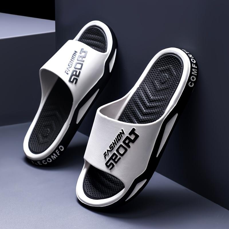 2025 Hot PVC Stylish and Comfortable Slippers, Simple Platform Non-Slip Slippers, Suitable for Couples to Wear at Home, plus Size Slippers