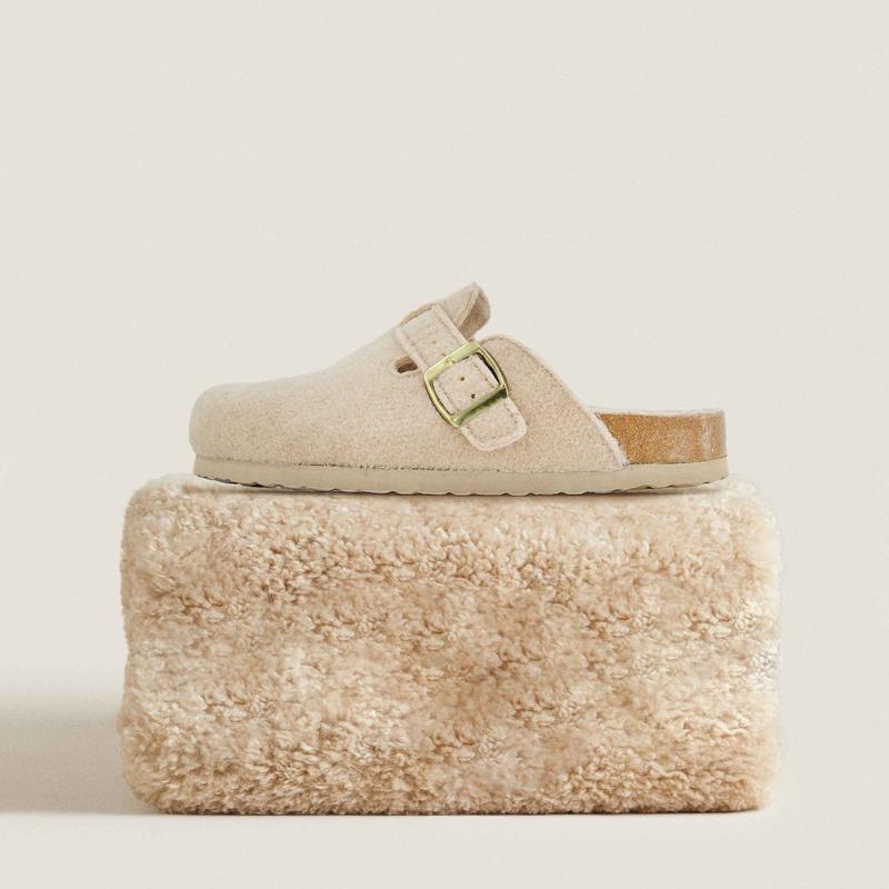 Hana Cork Footbed Clog Wools