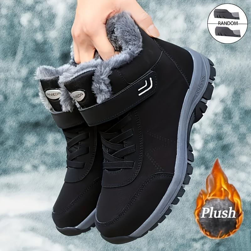 Women's Snow Boots Fur Lined Warm Ankle Boot Waterproof Anti-Slip Winter Outdoor Sports Shoes