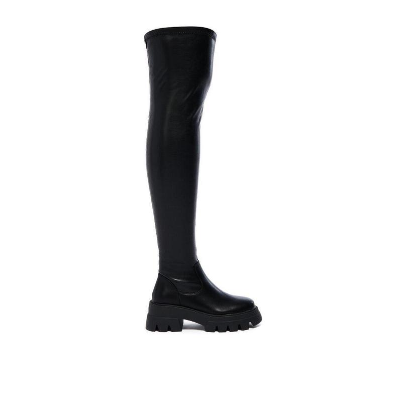 AZALEA WANG LIVINIA BLACK OVER THE KNEE BOOT