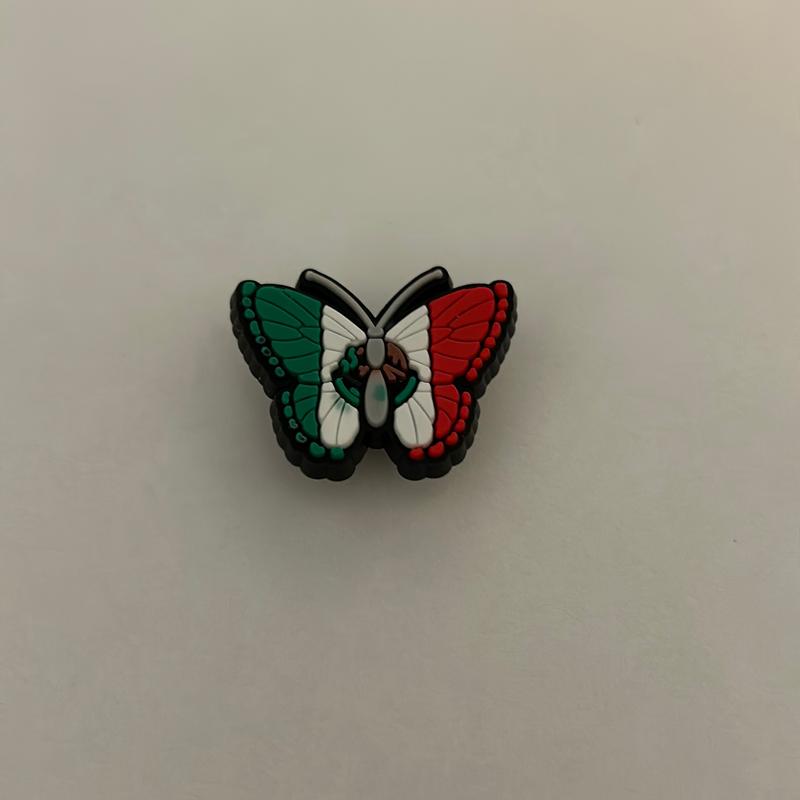 Mexico butterfly shoe croc charm