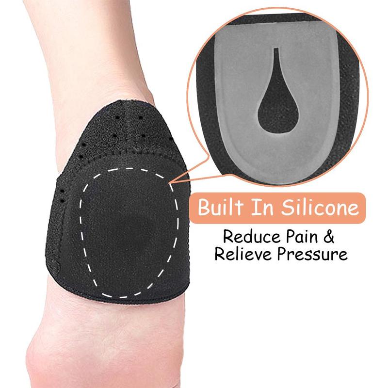 Heel Cushion, 2 Counts set Comfortable Heel Protector, Breathable Heel Pad, Soft Foot Care Tool for Women & Men Daily Use