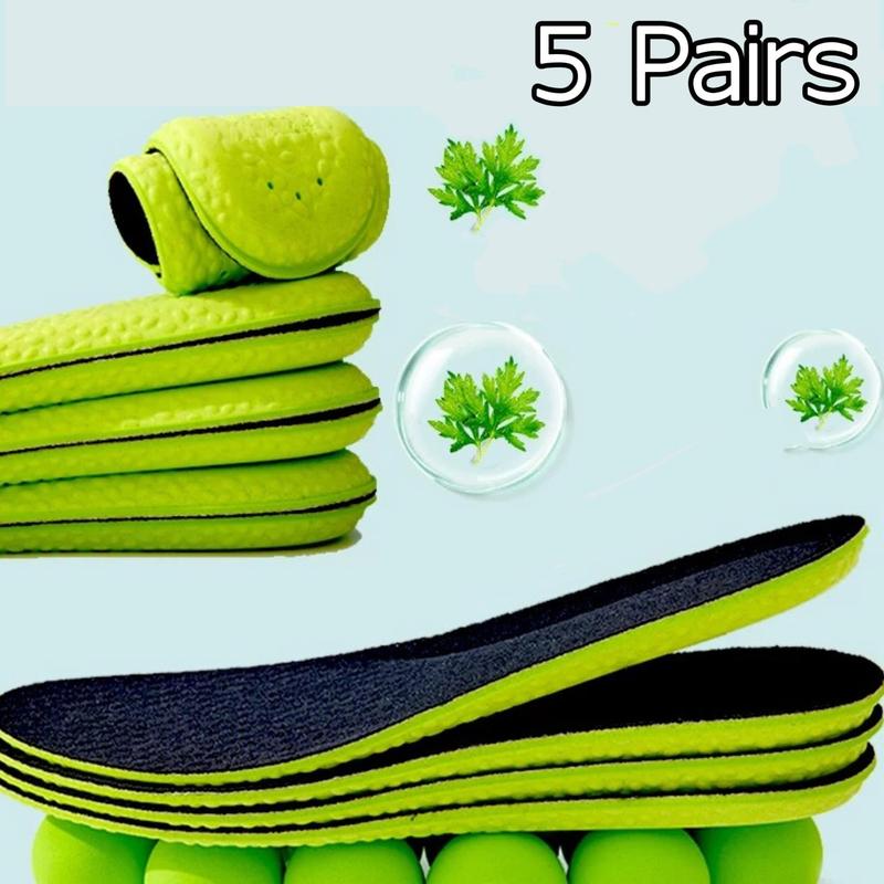 Colorblock Sports Insoles, Breathable Comfortable Shoe Insoles for Men & Women, Shock Absorption Sports Insoles for Running Jogging Cycling