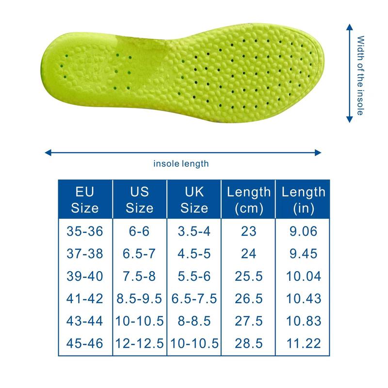 Colorblock Sports Insoles, Breathable Comfortable Shoe Insoles for Men & Women, Shock Absorption Sports Insoles for Running Jogging Cycling