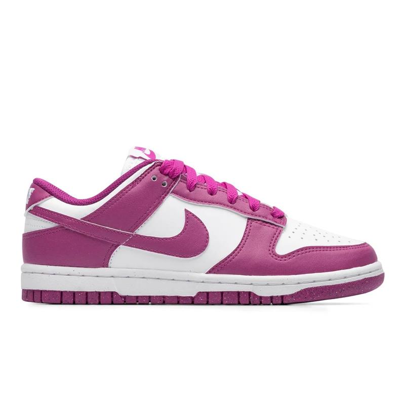 Women's Nike Dunk Low Next Nature White Hot Fuchsia (DD1873 110)