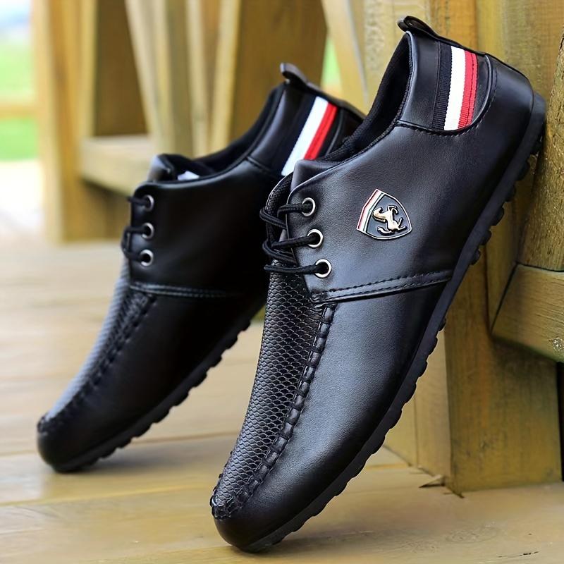 Men's Derby Shoes, Business Formal Work Shoes, Casual Walking Shoes Men's Lace-up Front Shoes