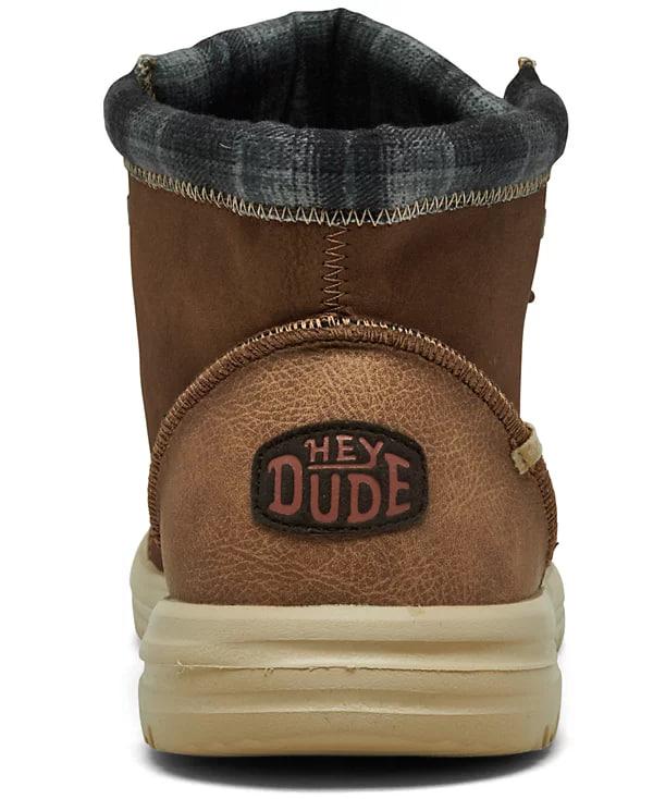 Hey Dude Men's Bradley Classic Casual Boots Comfort Shoe Closed Fashion Bedroom Footwear Walking Shoes