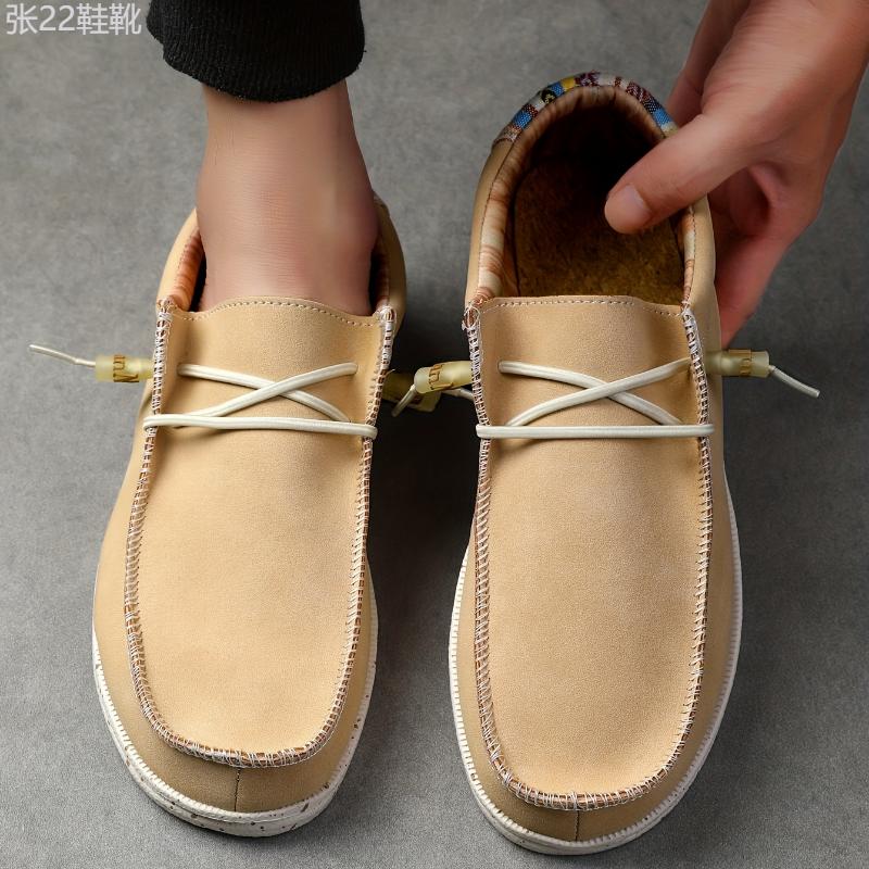 Men's Loafer Shoes With Decorative Shoelaces, Comfy Non-slip Slip On Breathable Shoes Sneakers, Spring And Summer Footwear Flat