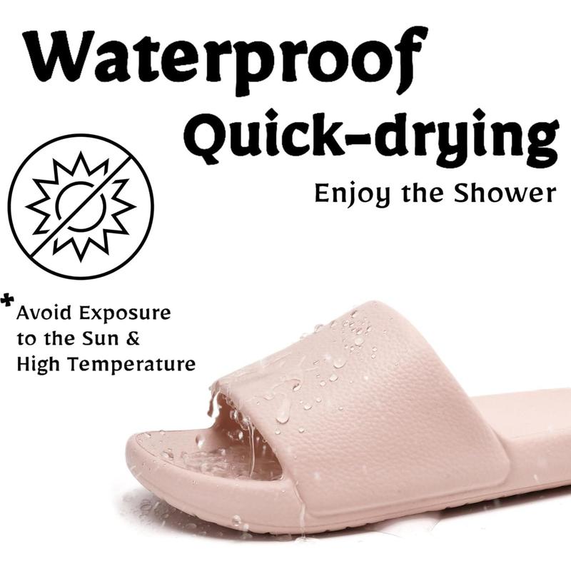 Cloud slides unisex, quick drying mens shower shoes non-slip, waterproof Eva house slippers for women, indoor spa pool dorm slide sandals