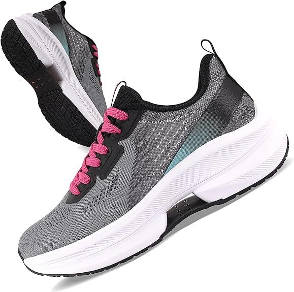 Women Casual Walking Shoes Non-Slip Tennis Sports Shoes Mesh Fashion Sports Shoes Trainer Athletic Training Footwear Runner Girl Running Sneaker