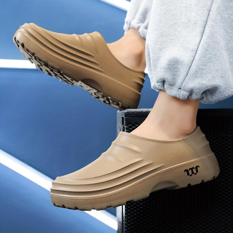 Slip Resistant Men's Chef Shoes, Oil Resistant Food Service Restaurant Shoes for Kitchen, Work Shoes Boy Footwear