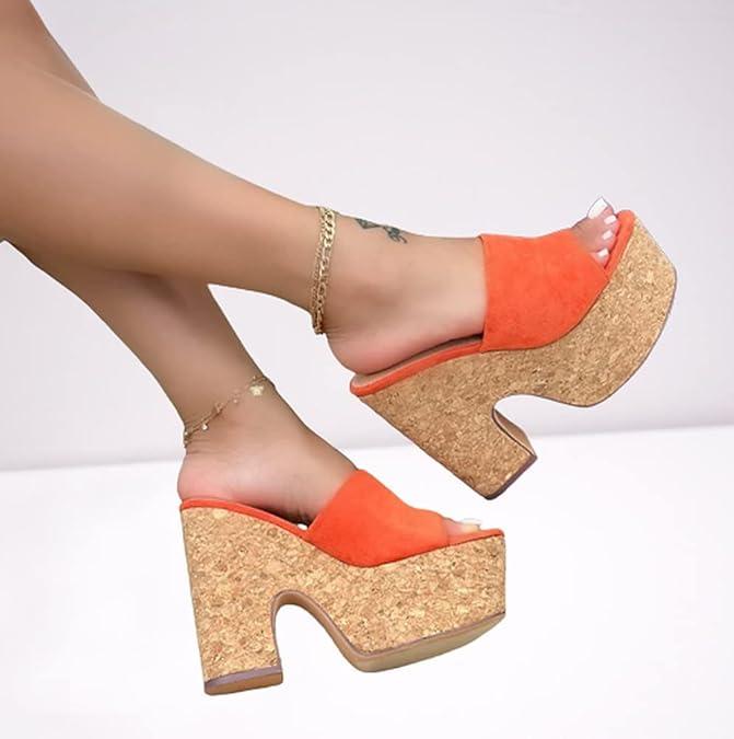 High Chunky Block Heel Sandals Modena-8