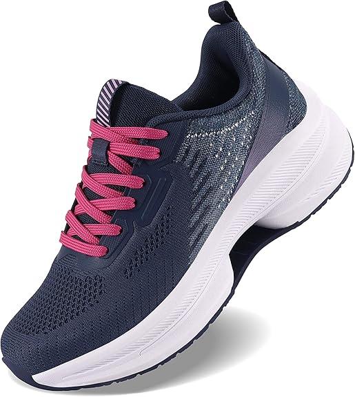 Women Casual Walking Shoes Non-Slip Tennis Sports Shoes Mesh Fashion Sports Shoes Trainer Athletic Training Footwear Runner Girl Running Sneaker